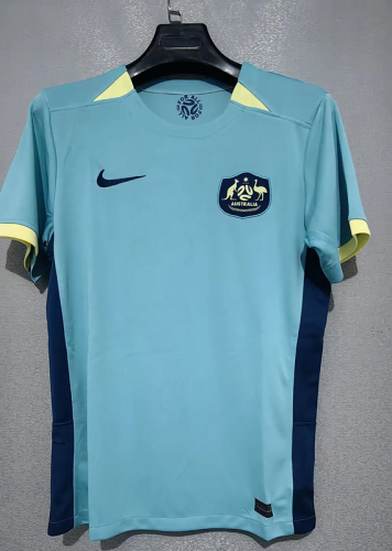 2025-26 Australia blue soccer jersey