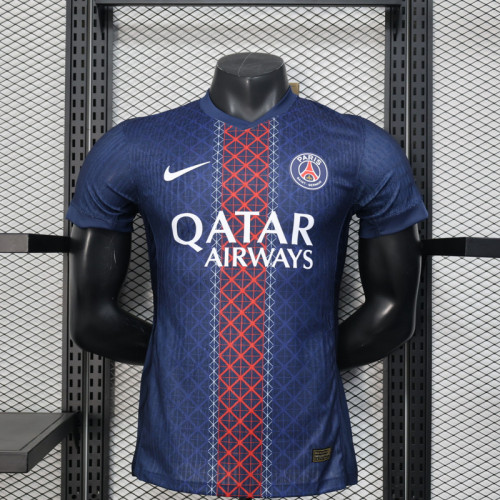 paris saint germain 2025-26 home player version(The player version is more slim fit, it is recommended to buy one size larger)