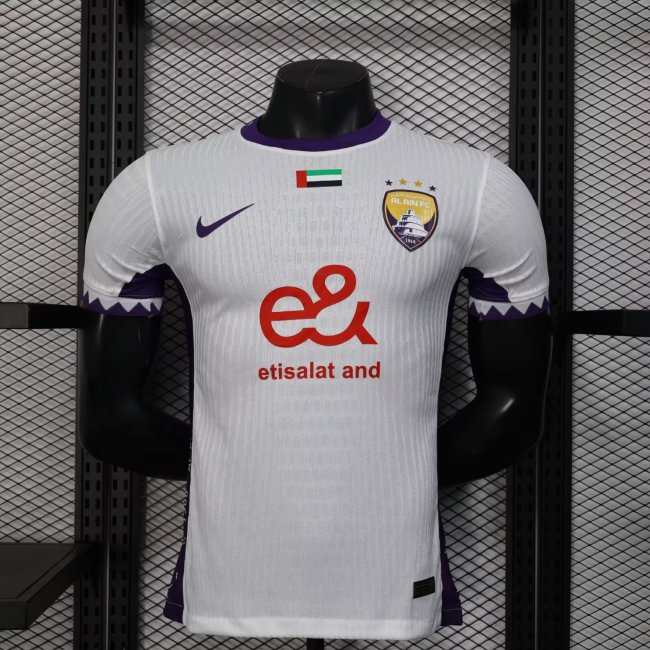 Al Ain 2025-26 Away Player Version(The player version is more slim fit, it is recommended to buy one size larger)
