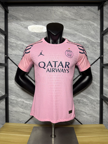 Paris Saint-Germain 2025-26 Pink Player version (The player version is more slim fit, it is recommended to buy one size larger)