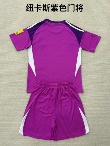 2025-26 Newcastle United GK purple kids kit
