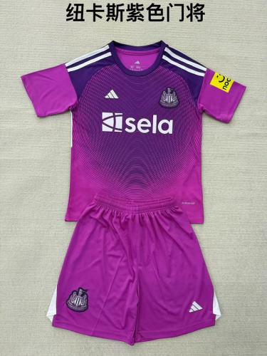 2025-26 Newcastle United GK purple kids kit