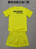 2025-26 Feyenoord GK yellow kids kit