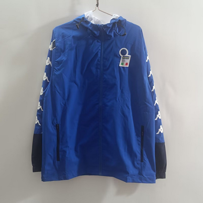 2025-26 Italy blue retro classic Windbreaker