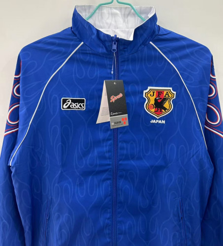 2025-26 Japan blue and white reversible windbreaker