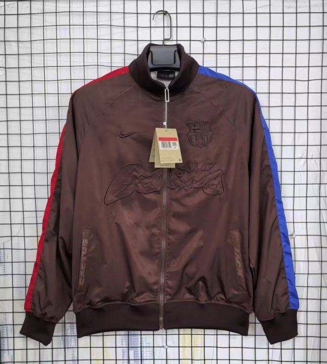 Barcelona 2025-26 brown Windbreaker