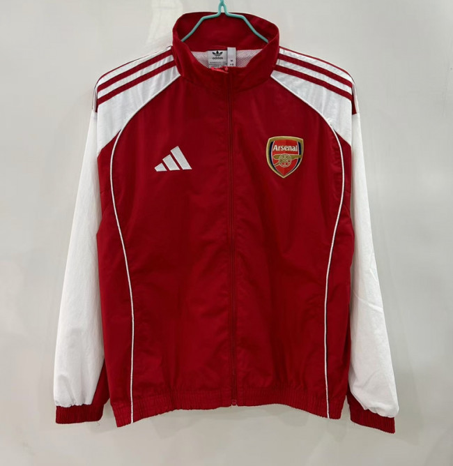 2025-26 arsenal red windbreaker