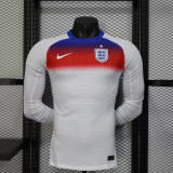 2025-26 England home long sleeve player version jersey