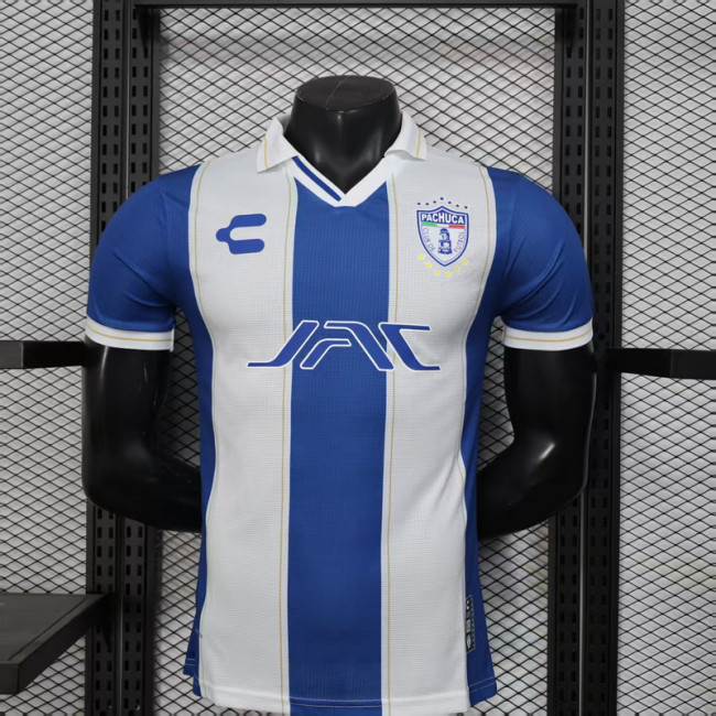 2025-26 Pachuca home player version(The player version is more slim fit, it is recommended to buy one size larger)