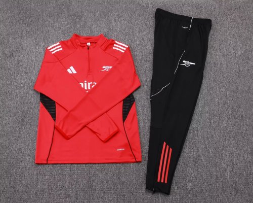 arsenal 2025-26 red training suit 