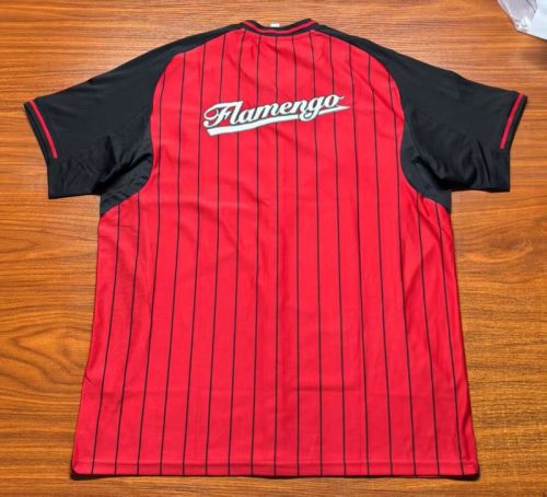 2025-26 Flamengo red baseball jersey