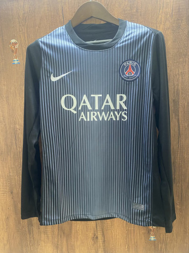 2025-26 Paris Saint-Germain gray long sleeve goalkeeper jersey