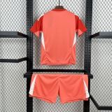 2025-26 Real Madrid Red Goalkeeper kids kit