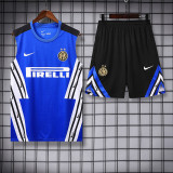 2025-26 Inter Milan  Blue Vest Suit