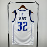Dallas Mavericks 2023 White FLAGG #32
