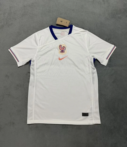 men version 2025-26 France woman away soccer jersey