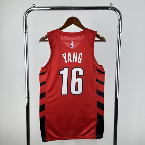 Portland Trail Blazers No. 16 YANG