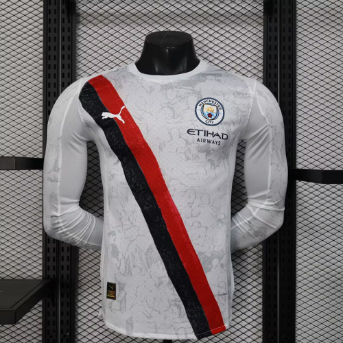 2025-26 Manchester City away long sleeve player version jersey