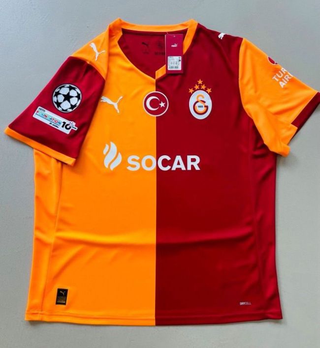 Galatasaray 2025-26 Home (with patch theme and ad name)