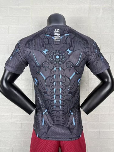 2025-26 Napoli gray Coca Cola Player version(The player version is more slim fit, it is recommended to buy one size larger)