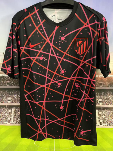 2025-26 Real Madrid black and red traning jersey