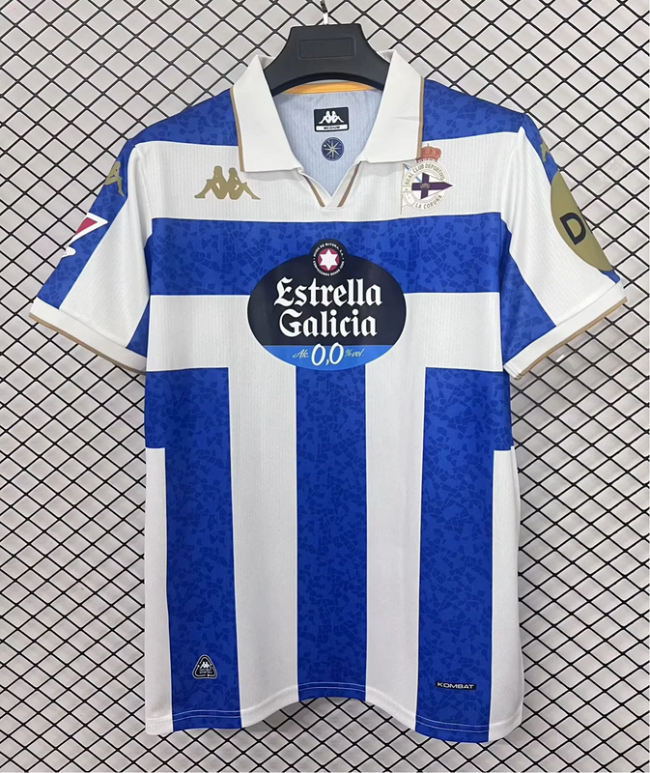 2025-26 Deportivo de La Coruna home soccer jersey