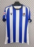2025-26 Real Sociedad home soccer jersey