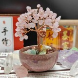 Natural crystal fortune tree office car fortune ornaments desk crystal fortune tree diy prosperous house
