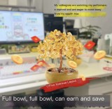 Natural crystal fortune tree office car fortune ornaments desk crystal fortune tree diy prosperous house
