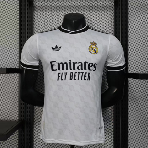 2025-26 Real Madrid White Special player version(The player version is more slim fit, it is recommended to buy one size larger)