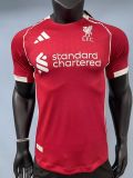 2025-26 Liverpool home red player version S-3XL(The player version is more slim fit, it is recommended to buy one size larger)