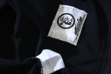 6767* Washed Black + Rhinestone Hellstar Retro Rhinestone Print Short Sleeve T-shirt