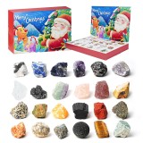 Countdown to Christmas Advent Calendar Crystal Mineral Blind Box Children's Holiday Gift Set