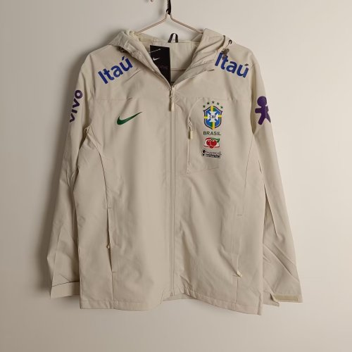 2024-25 Brazil training uniform hooded windbreaker