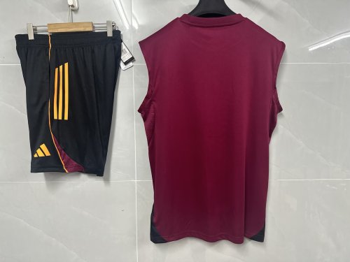 2025-26 Roma Training Soccer Suit guanyu 
