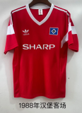 Retro 1988-89 Hamburger away soccer jersey