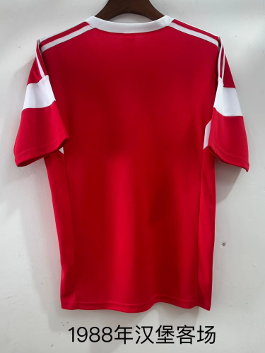 Retro 1988-89 Hamburger away soccer jersey