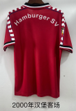 Retro 2000 Hamburger third red soccer jersey