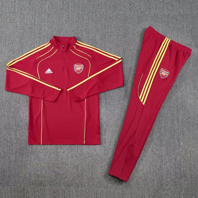 arsenal 2025-26 red training suit