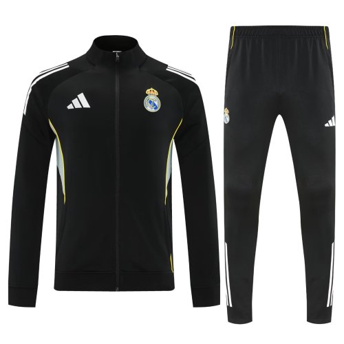 Real Madrid 2025-26 black jacket set