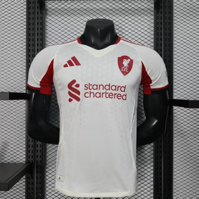 2025-26 Liverpool Away Player Version (The player version is more slim fit, it is recommended to buy one size larger)