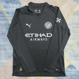 Manchester City 2025-26 Away Black Long Sleeve jersey