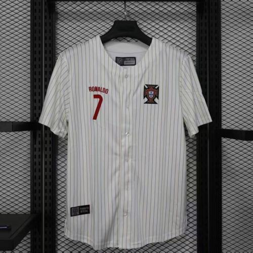 2025-26 Portugal white baseball jersey