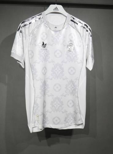 2025-26 Real Madrid White and Silver Special Jersey