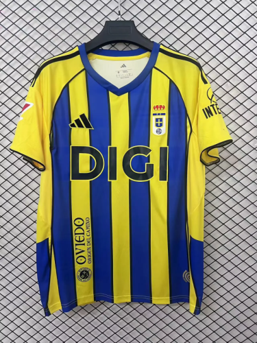2025-26 Real Oviedo away soccer jersey