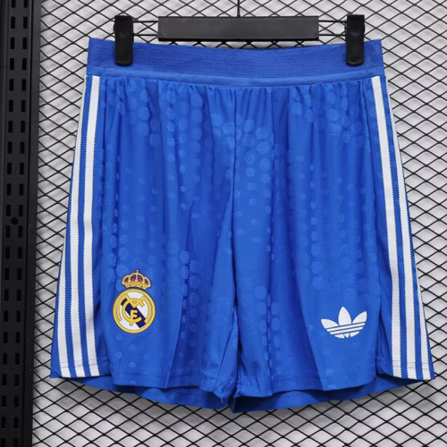 2025-26 Real Madrid home player version shorts