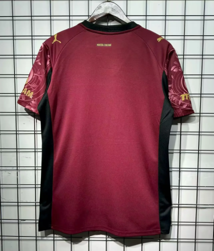 5 star Galatasaray 2025-26 Third red with sponsor soccer jersey S-4XL