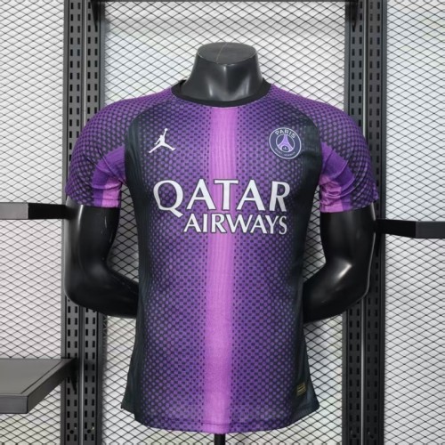 paris saint germain 2025-26 Purple special player version(The player version is more slim fit, it is recommended to buy one size larger)