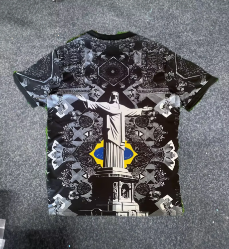 2025-26 Brazil Black Jesus Special Jersey