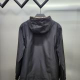 Double-faced hooded jacket